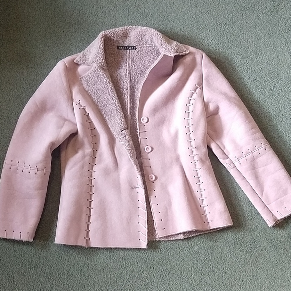 Pink Suede Jacket